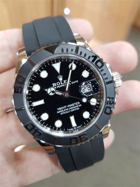 rolex yacht master black dial.